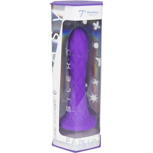 SILEXD - DREAMY DILDO FANTASY LIQUID SILICONE THERMOREACTIVE FUCHSIA 18.5 CM